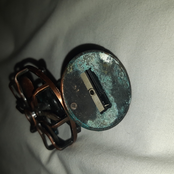 Vintage Articulated Four Blades Room Fan Die Cast Miniature Pencil Sharpener - Picture 9 of 9